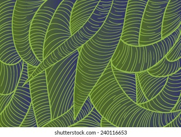 Abstract vector illustration for backgrounds with intricated tentacles