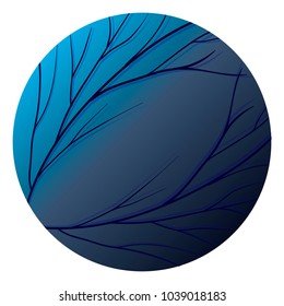 abstract vector illustration of bare branches