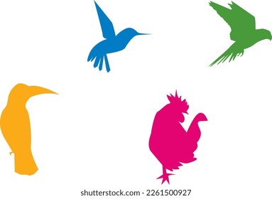 Abstract vector illustration birds
artwork on illustrator