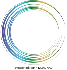 An abstract vector illustration of a blue green and yellow gradient circle.
Circle background drawn with brush.