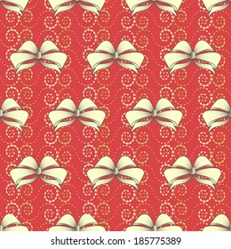 abstract vector illustration with bows