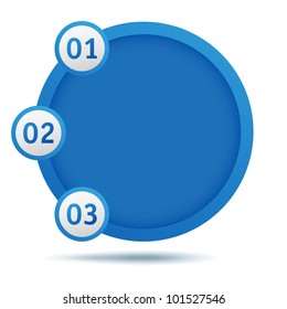 Abstract vector illustration bubble  background