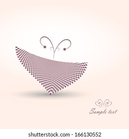Abstract vector illustration. Can be used for a greeting cards, banners, labels. For your design and ideas.