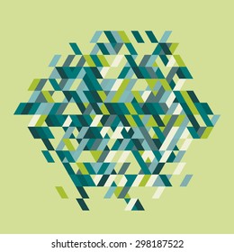 Abstrakte Vektorgrafik. Kann für Design und Präsentation verwendet werden.