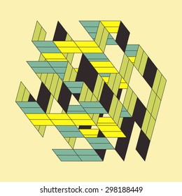 Ilustración de vectores abstractos. Se Puede Utilizar Para Diseño Y Presentación.