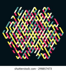 Abstract Vector Illustration. Can Be Used For Design And Presentation.
