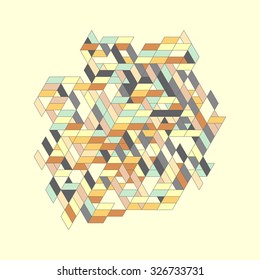 Abstract Vector Illustration. Can Be Used For Design And Presentation.