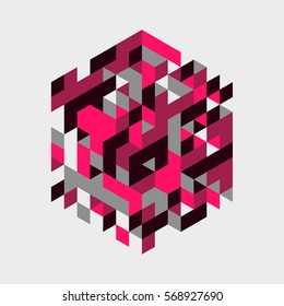 Abstract Vector Illustration. Can Be Used For Design And Presentation.