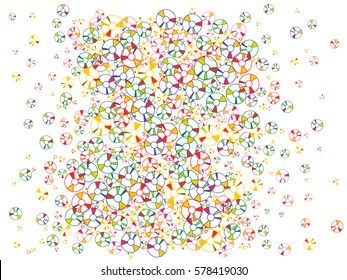 Abstract vector illustration of CDs, Background for Document, musical drive, dvd drive. Colored vector illustration can be used as a background for stores music CDs.