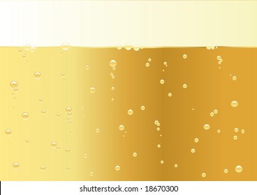 Abstract vector illustration of a champagne texture with space for copy