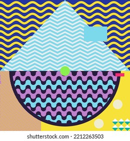 abstract vector illustration color designer