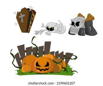 abstract vector illustration color patterns for halloween