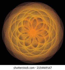 abstract vector illustration colored lines for background