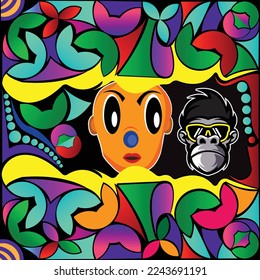 Abstract Vector Illustration Colorful Background