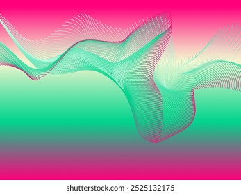 Abstract vector illustration. Abstract colorful waves on bright background. Vector illustration
Prints, decoration, web, graphic design.