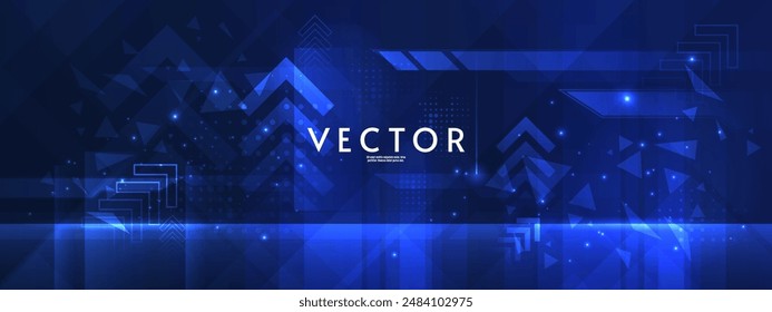 Abstract vector illustration. Communication data transfer technology concept. Design for background, wallpaper, invitation. 