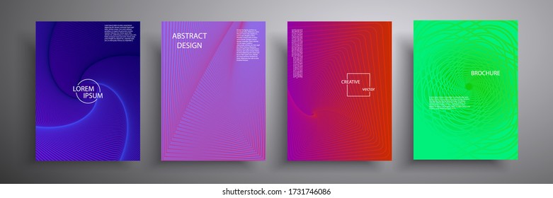 Ilustración vectorial abstracta de la cubierta con elementos geométricos gráficos. Plantilla para folletos, portadas, cuadernos, banners, revistas y folletos, diseño moderno de plantillas de sitios web.