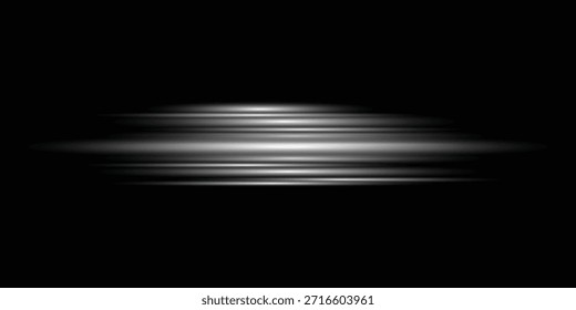 Ilustración vectorial Abstractas de líneas creativas de neón, iluminación futurista, diseño digital, estilo moderno, efecto de luz.