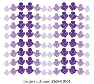 An abstract vector illustration for Women’s Day on the theme of Embrace Equity for 2023