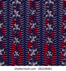 Abstract vector illustration of decorative floral