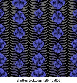 Abstract vector illustration of decorative floral