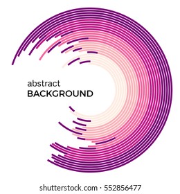 Abstract vector illustration depicting colored circles on a white background. Infographic background with place for your text.