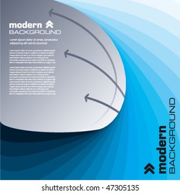 Abstract vector illustration depicting modern layout background.