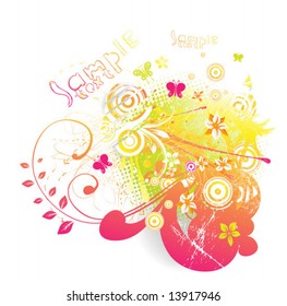 Abstract vector illustration for design.