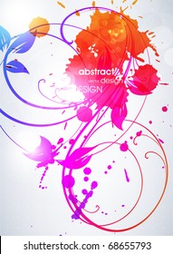 Abstract vector illustration for design.