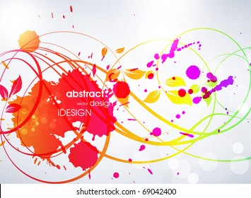 Abstrakte Vektorgrafik für Design.
