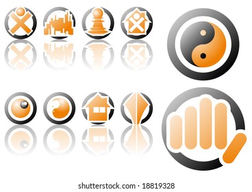 Abstract vector illustration of design elements