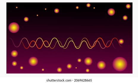 Abstract vector illustration design for the light theme background, this design is very beautiful and charming, suitable for use as a banner background or printed as a background for your room so that