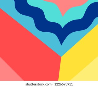 Abstract Vector Illustration. Design Template. Multicolor