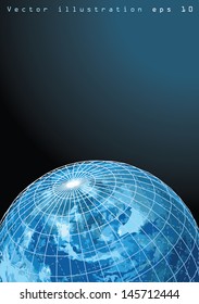 abstract vector illustration of the Earth