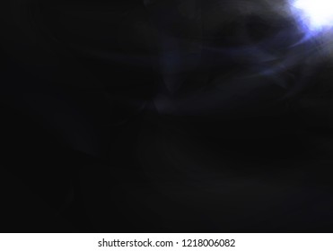 Abstract vector illustration with effect of smoke on a dark background