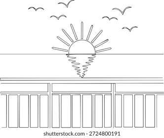 Ilustración vectorial Abstractas de una guitarra eléctrica y el fondo con flechas que presentan un icono de bombilla brillante para simbolizar una idea de negocio creativa y la innovación