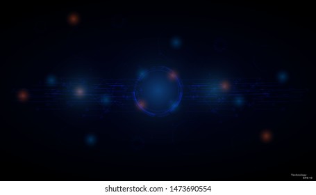 abstract vector illustration EPS 10 modern graphic design  of computer,technology circuit  system for cover design,background.