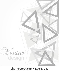 Abstract vector illustration of flayer design, eps10