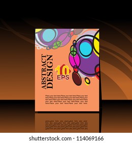 Abstract vector illustration flayer template designs for best used of your corporate site.