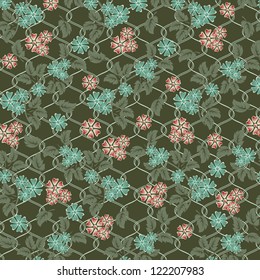 abstract vector illustration of floral