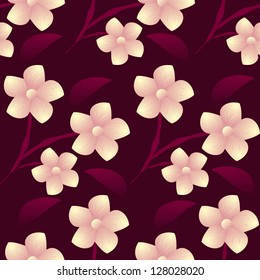 abstract vector illustration of floral