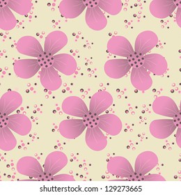 abstract vector illustration of floral