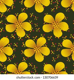 abstract vector illustration of floral