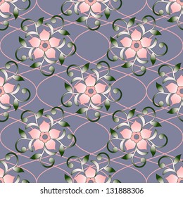 abstract vector illustration of floral
