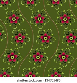 abstract vector illustration of floral