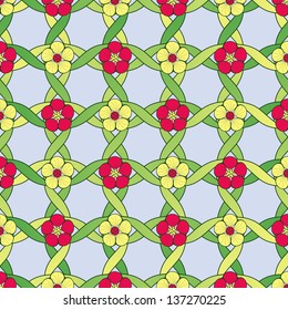 Abstract vector illustration of floral