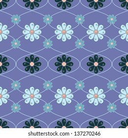 Abstract vector illustration of floral