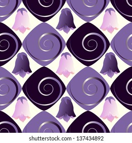 Abstract vector illustration of floral