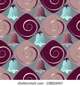 Abstract vector illustration of floral