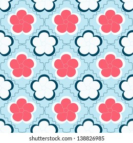 abstract vector illustration of floral